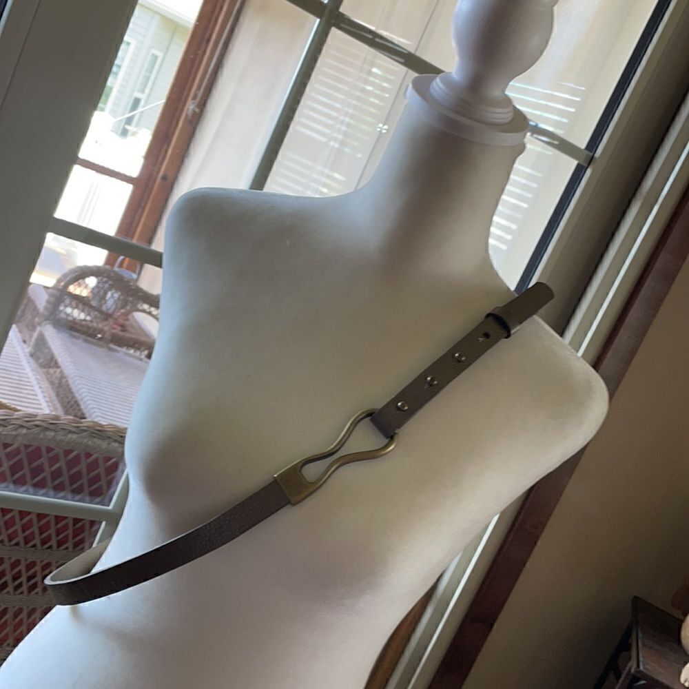 J. Jill Leather and Bronze Belt - M/L